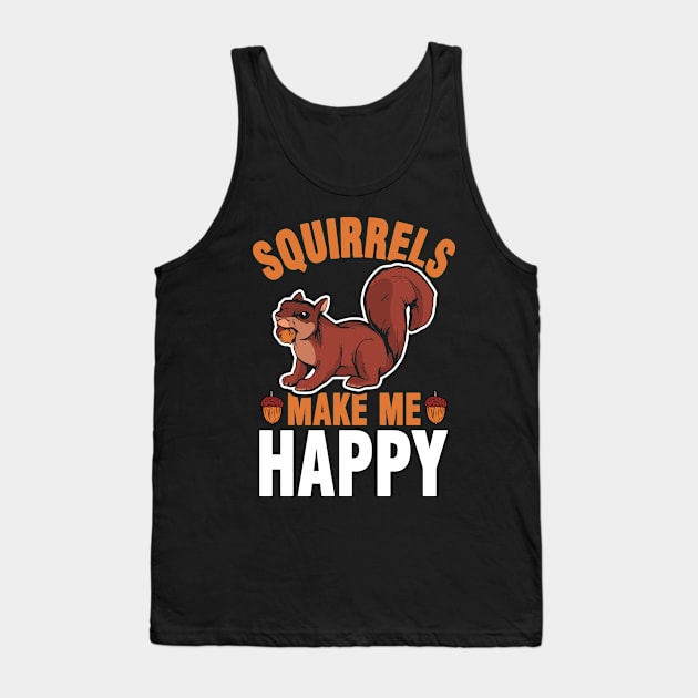 Squirrel Croissant Gift Tank Top by Tobias Store